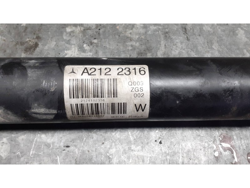 Recambio de transmision central para mercedes-benz clase e (w212) lim. referencia OEM IAM A2122316 MB008416657 