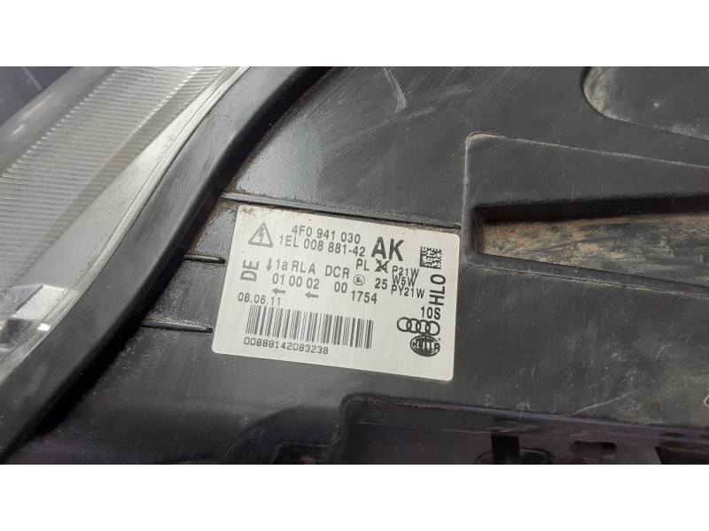 Recambio de faro derecho para audi a6 allroad quattro (4fh) referencia OEM IAM 4F0941030 1EL00888142 