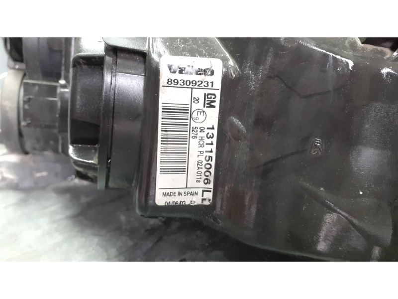 Recambio de faro izquierdo para opel corsa c blue line referencia OEM IAM 13115006 89309231 