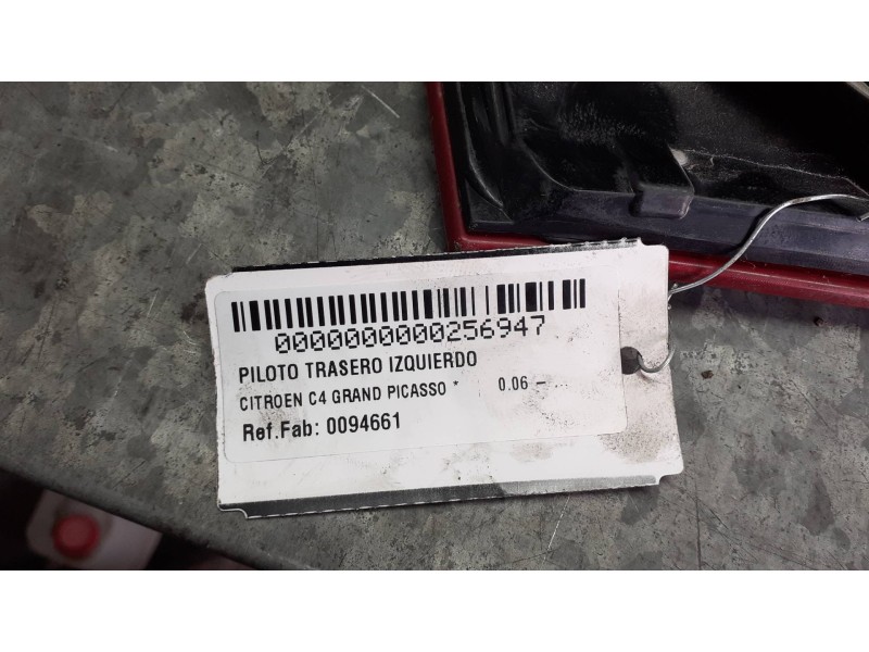 Recambio de piloto trasero izquierdo para citroen c4 grand picasso referencia OEM IAM 0094661  
