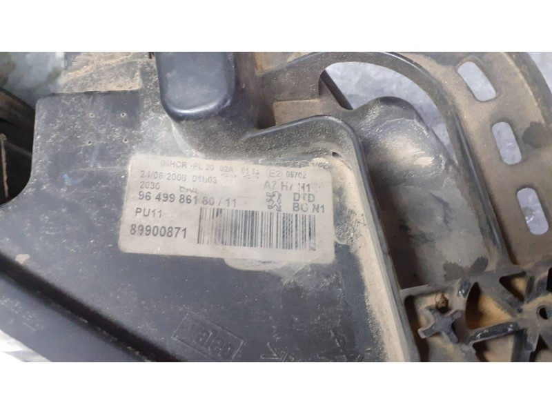 Recambio de faro derecho para peugeot 207 referencia OEM IAM 964998618011 89900871 