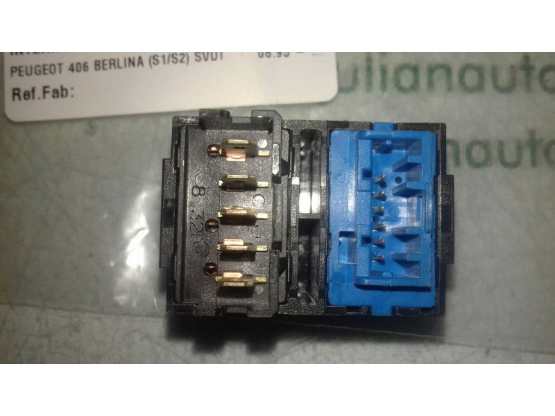 Recambio de mando elevalunas delantero izquierdo para peugeot 406 berlina (s1/s2) svdt referencia OEM IAM   