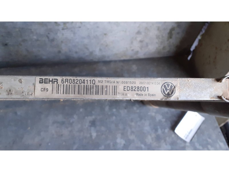 Recambio de condensador / radiador aire acondicionado para seat ibiza (6k1) referencia OEM IAM 6R0828001 6R0820411Q 