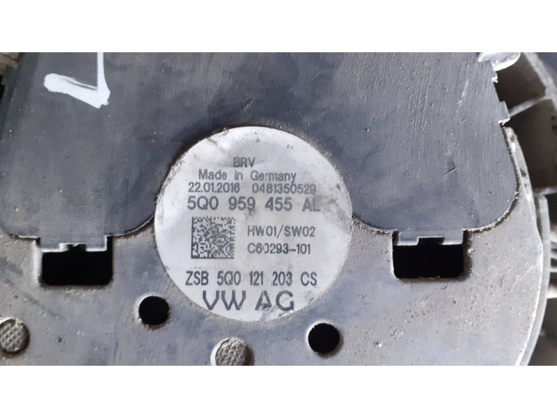 Recambio de electroventilador para volkswagen touran (5t1) referencia OEM IAM 5Q0959455AL  