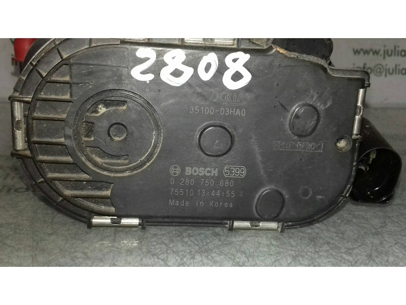 Recambio de caja mariposa para kia niro business referencia OEM IAM 0280750680  BOSCH