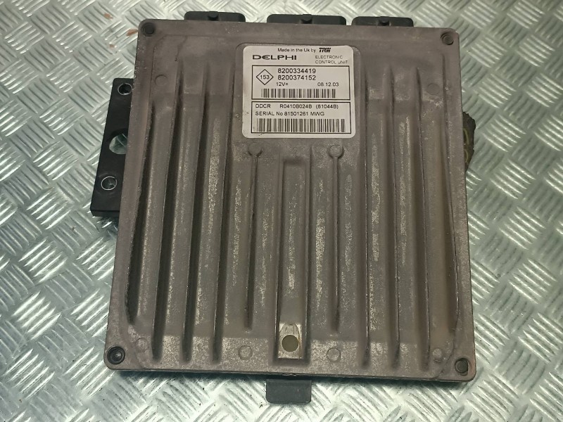 Recambio de centralita motor uce para renault megane ii berlina 5p referencia OEM IAM 8200334419 8200374152 DELPHI
