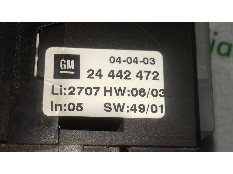 Recambio de mando climatizador para opel astra g berlina club referencia OEM IAM 24442472  GM