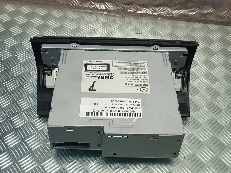 Recambio de sistema audio / radio cd para mazda 6 lim. (gh)(.2012) referencia OEM IAM GMB6669G0 KA087 