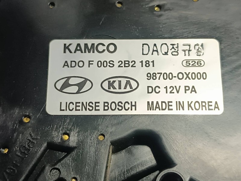 Recambio de motor limpia trasero para hyundai i10 referencia OEM IAM 98700OX000 F00S2B2181 