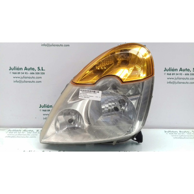 Recambio de faro izquierdo para renault modus confort dynamique referencia OEM IAM 8200613074  