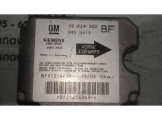 Recambio de centralita airbag para opel astra g berlina club referencia OEM IAM 09229302 5WK42925 SIEMENS 2