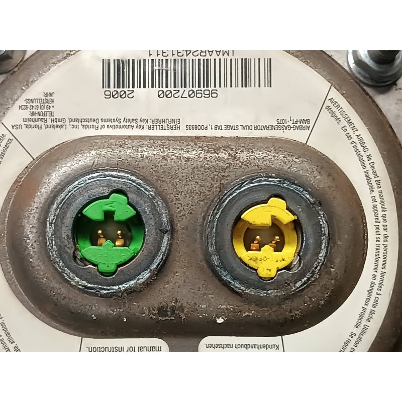 Recambio de airbag delantero izquierdo para fiat stilo (192) 1.9 120 dynamic multijet referencia OEM IAM 96907200 735397400 