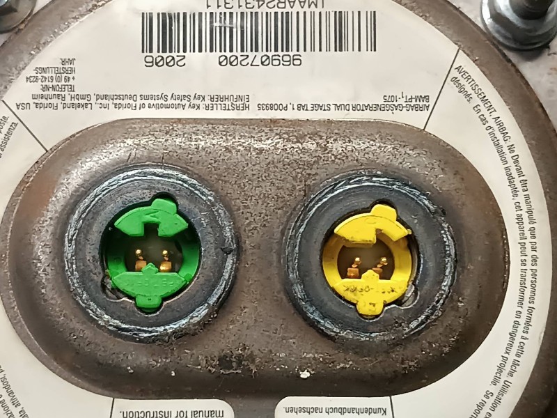 Recambio de airbag delantero izquierdo para fiat stilo (192) 1.9 120 dynamic multijet referencia OEM IAM 96907200 735397400 