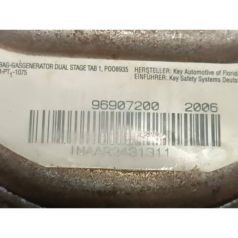 Recambio de airbag delantero izquierdo para fiat stilo (192) 1.9 120 dynamic multijet referencia OEM IAM 96907200 735397400 