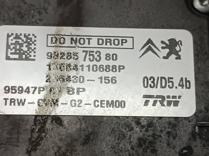 Recambio de camara vision frontal para peugeot 308 referencia OEM IAM 9826575380 95947P018P TRW