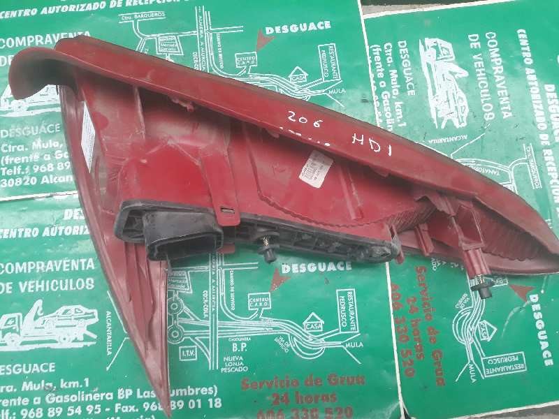 Recambio de piloto trasero izquierdo para peugeot 206 sw x-line clim referencia OEM IAM 9641540677  