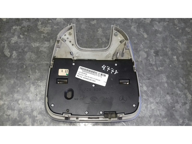 Recambio de luz interior para mercedes-benz clase s (w220) berlina referencia OEM IAM A22082010017D43  HELLA