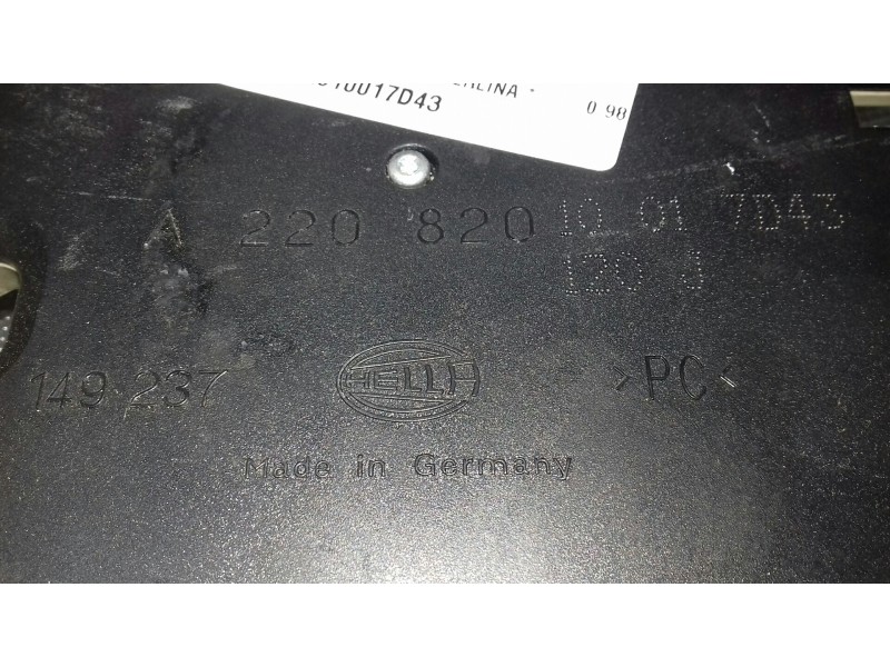 Recambio de luz interior para mercedes-benz clase s (w220) berlina referencia OEM IAM A22082010017D43  HELLA