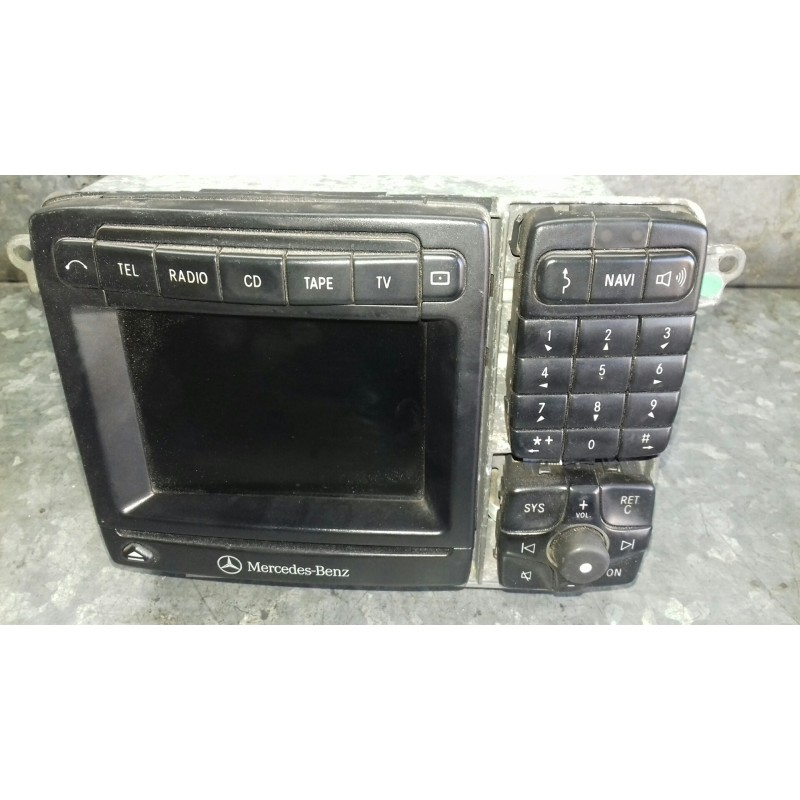 Recambio de sistema audio / radio cd para mercedes-benz clase s (w220) berlina referencia OEM IAM A2208203489 8638203723 BOSCH