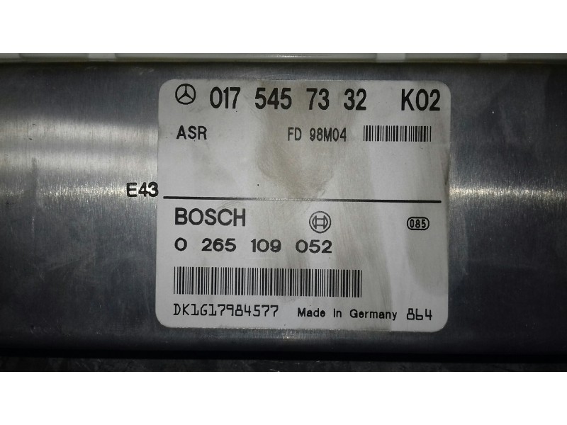 Recambio de centralita asr para mercedes-benz clase c (w202) berlina referencia OEM IAM 0175457332 0265109052 BOSCH