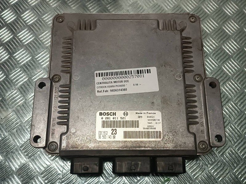 Recambio de centralita motor uce para citroen xsara picasso referencia OEM IAM 9656314380  KIT - BOSCH