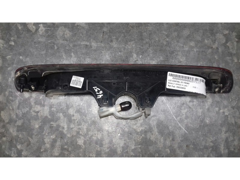 Recambio de luz central de freno para renault espace iv (jk0) referencia OEM IAM 89033659  8200036509