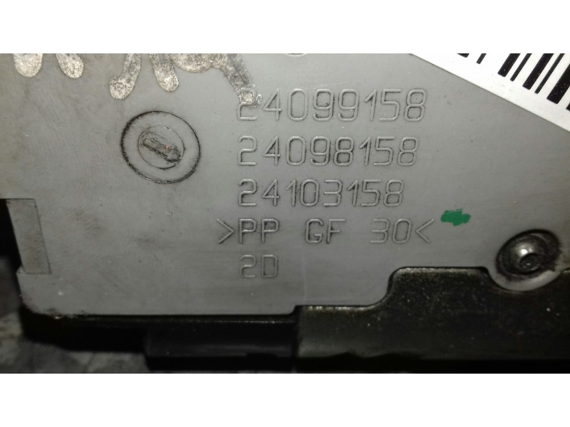 Recambio de cerradura puerta trasera derecha para citroen jumpy referencia OEM IAM 24099158 6 PINES VALEO