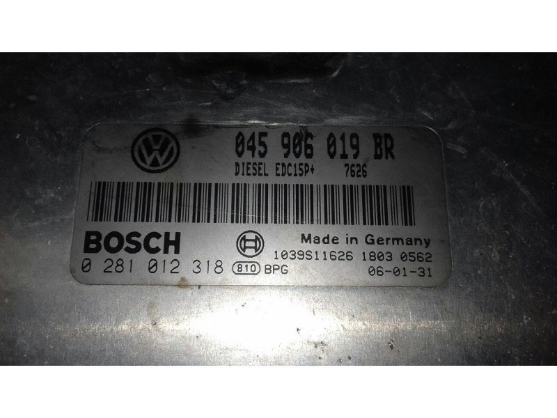 Recambio de centralita motor uce para seat ibiza (6l1) referencia OEM IAM 045906019BR 0281012318 BOSCH
