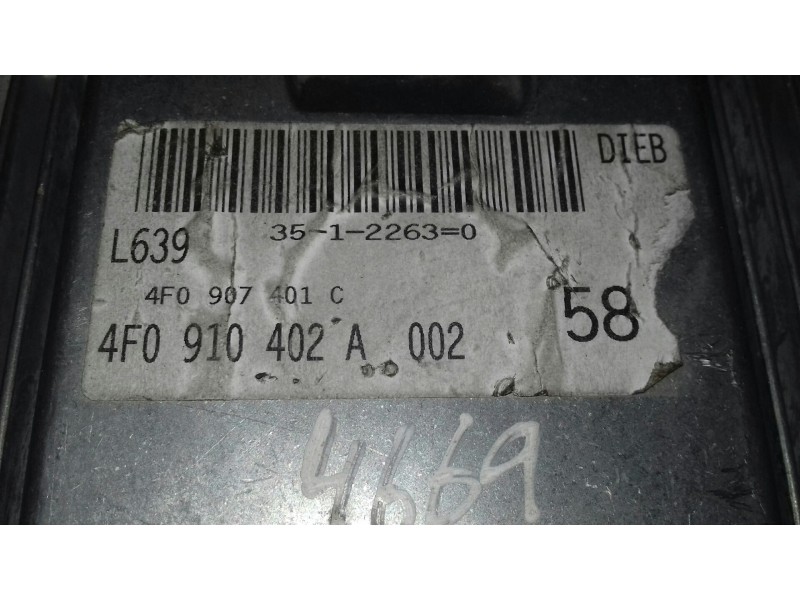 Recambio de centralita motor uce para audi a6 allroad quattro (4fh) referencia OEM IAM 4F0910402A002 4F0907401C BOSCH