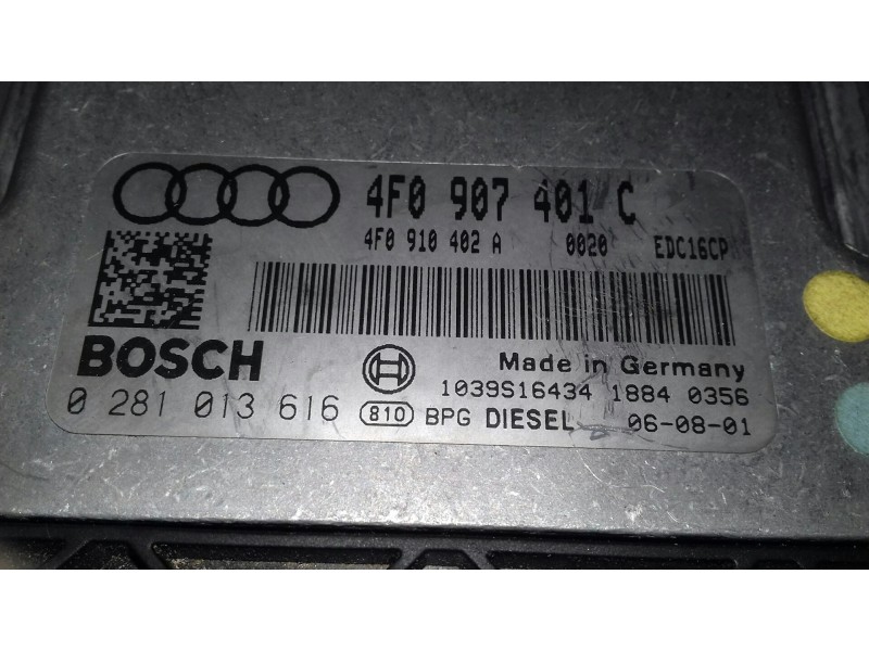 Recambio de centralita motor uce para audi a6 allroad quattro (4fh) referencia OEM IAM 4F0910402A002 4F0907401C BOSCH