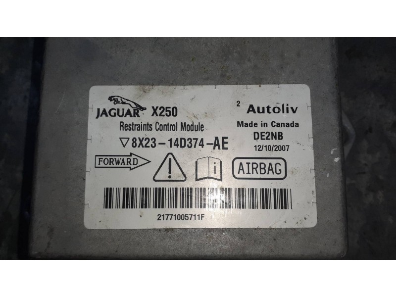 Recambio de centralita airbag para jaguar xf referencia OEM IAM 8X2314D374AE DE2NB X250