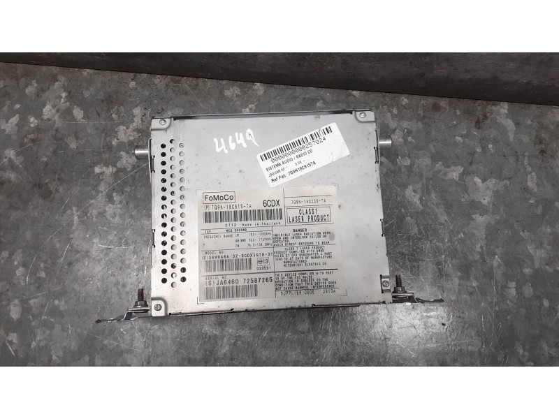 Recambio de sistema audio / radio cd para jaguar xf referencia OEM IAM 7G9N18C815TA 6CDX FOMOCO