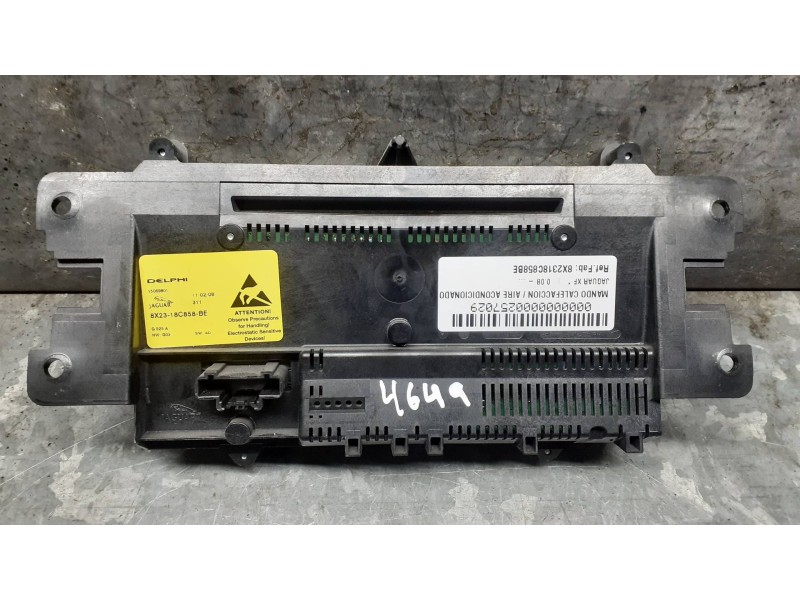 Recambio de mando calefaccion / aire acondicionado para jaguar xf referencia OEM IAM 8X2318C858BE DELPHI 1 CONECTOR