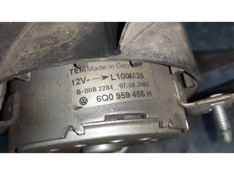 Recambio de electroventilador para skoda fabia (6y2/6y3) referencia OEM IAM 6Q0959455H 881060902 TEMIC