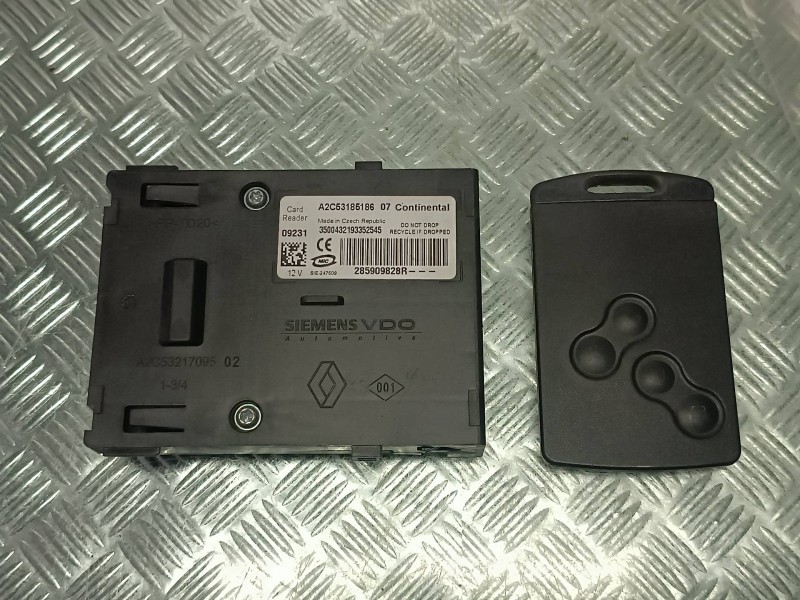 Recambio de conmutador de arranque para renault megane iii coupe referencia OEM IAM 285909828R A2C53185186 CONTINENTAL