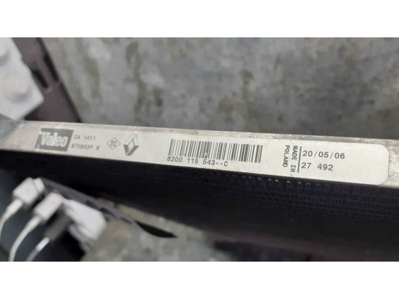 Recambio de condensador / radiador aire acondicionado para renault scenic ii referencia OEM IAM 8200115543C 870843 VALEO