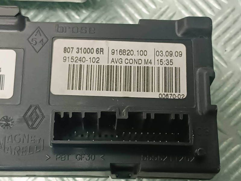 Recambio de motor elevalunas delantero izquierdo para renault megane iii coupe referencia OEM IAM 807310006R 0130822478 96843210