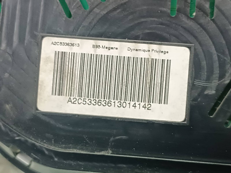 Recambio de cuadro instrumentos para renault megane iii coupe referencia OEM IAM RNI248106944R A2C53258659 VDO