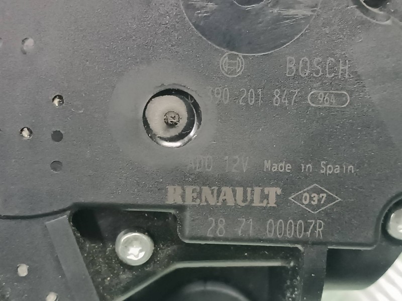 Recambio de motor limpia trasero para renault megane iii coupe referencia OEM IAM 287100007R 390201847 BOSCH