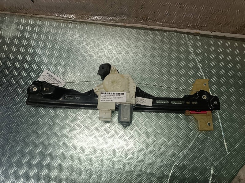 Recambio de motor elevalunas trasero derecho para citroen c4 berlina referencia OEM IAM 9826076480 CONECTOR 6 PINES ELECTRICO
