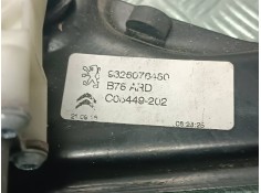 Recambio de motor elevalunas trasero derecho para citroen c4 berlina referencia OEM IAM 9826076480 CONECTOR 6 PINES ELECTRICO 2