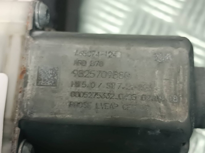 Recambio de motor elevalunas trasero derecho para citroen c4 berlina referencia OEM IAM 9826076480 CONECTOR 6 PINES ELECTRICO