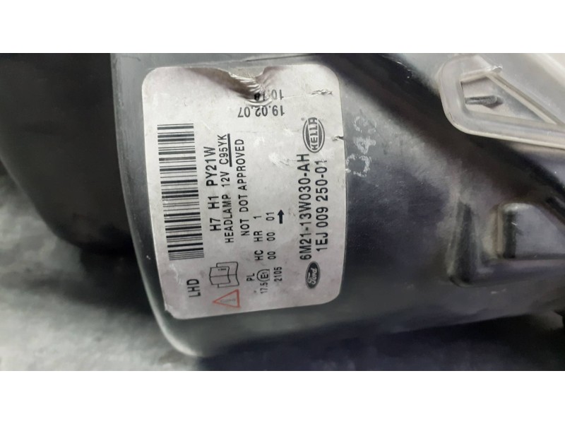 Recambio de faro izquierdo para ford s-max (ca1) referencia OEM IAM 6M2113W030AH 1EJ00925001 HELLA