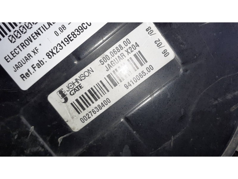 Recambio de electroventilador para jaguar xf referencia OEM IAM 8X2319E839CC 500068800 JOHNSON GATE