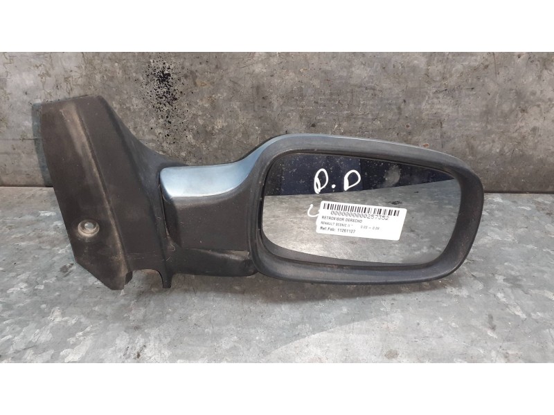 Recambio de retrovisor derecho para renault scenic ii referencia OEM IAM 11261127 AZUL ELECTRICO
