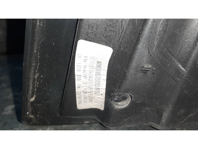 Recambio de retrovisor derecho para volkswagen polo (9n1) referencia OEM IAM  ROJO ELECTRICO