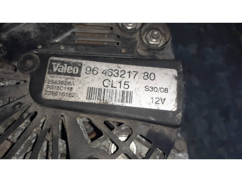 Recambio de alternador para citroen jumpy referencia OEM IAM 9646321780 VALEO 