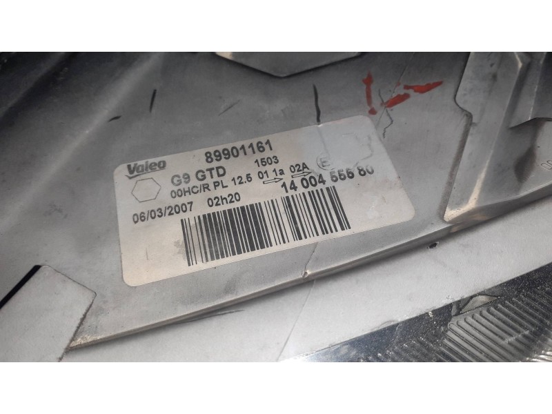 Recambio de faro izquierdo para citroen jumpy referencia OEM IAM 89901161  1400455580