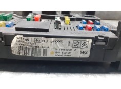 Recambio de caja reles / fusibles para peugeot 206 berlina referencia OEM IAM 9649627880 SIEMENS BSI E0200 2