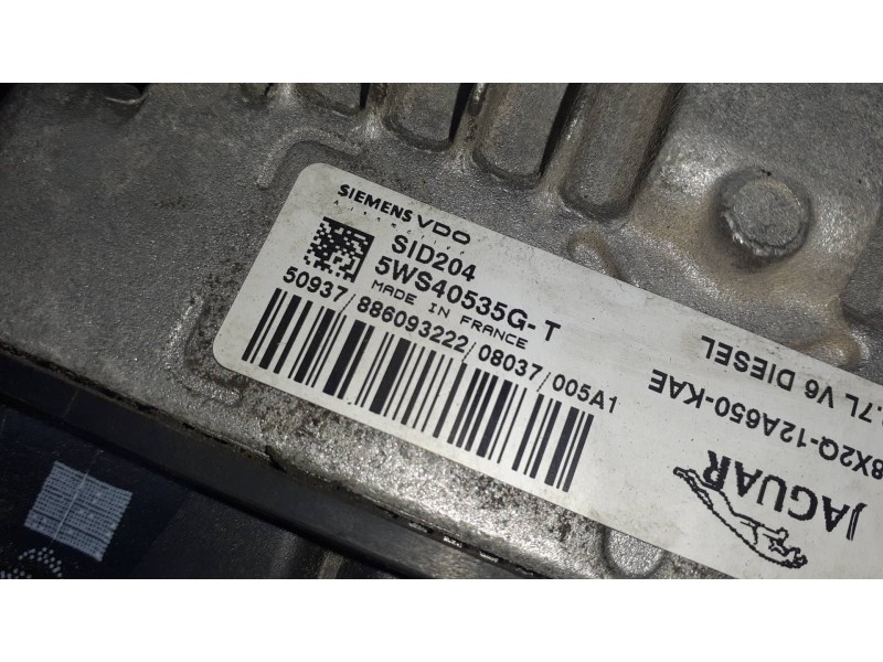 Recambio de centralita motor uce para jaguar xf referencia OEM IAM 8X2Q12A650KAE 5WS40535GT SIEMENS - VDO
